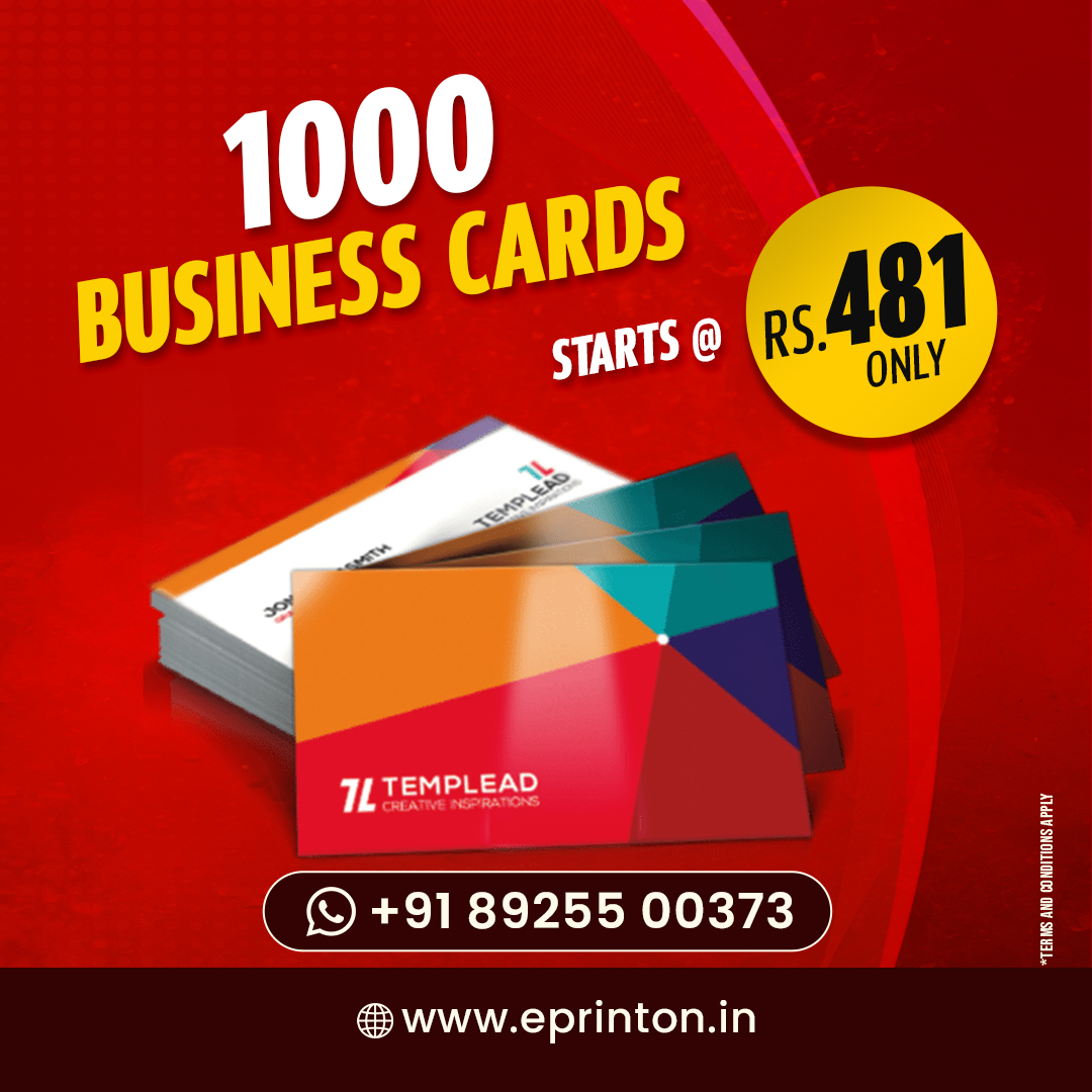 Glossy Visiting Cards